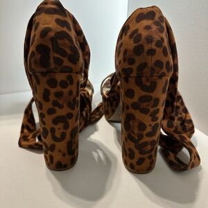 Fashion Nova Brown Leopard Heels